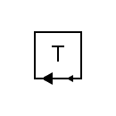 Telegraph receiver device symbol