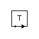 Telegraph transmitter device symbol