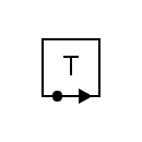 Telegraph transmitter symbol