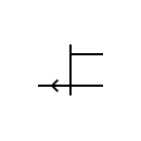 JFET transistor symbols, P channel
