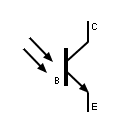 Photo-Transistor symbol