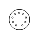 Magnoval socket symbol