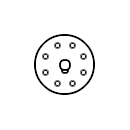 Octal socket symbol